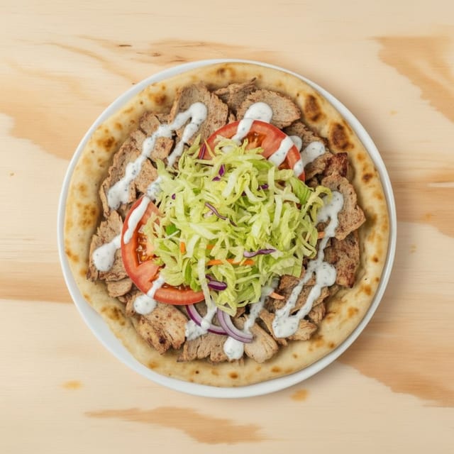Chicken Gyro Sandwich.